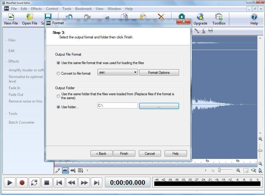wavepad free audio editor download
