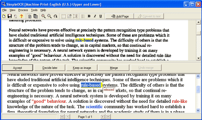 SimpleOCR - Screenshot #4