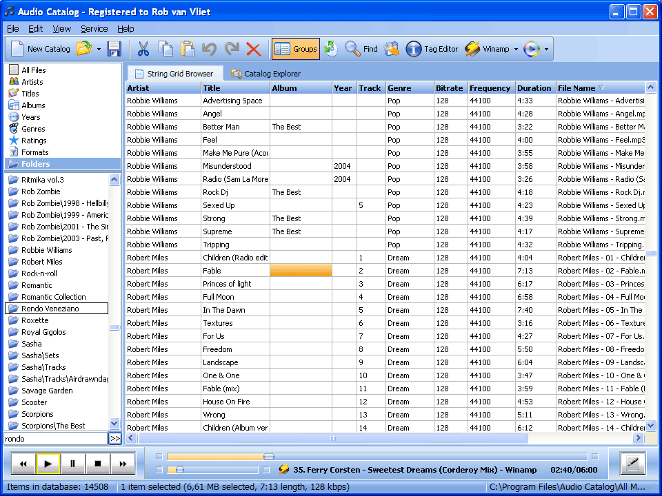 Audio Catalog - Screenshot #13