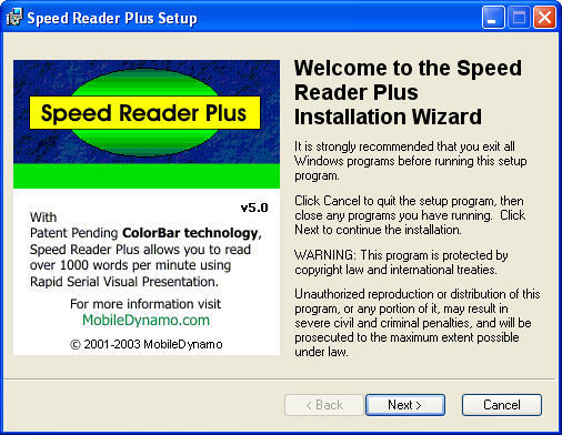 speed reader android app