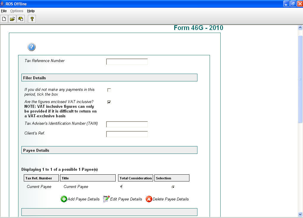 ROS Offline Application - Screenshot #2