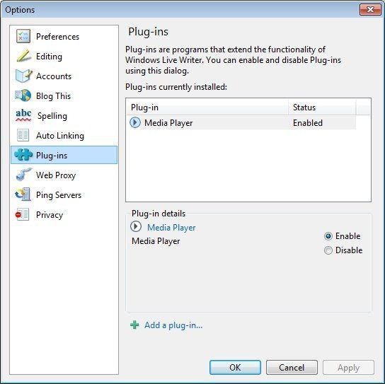 Media Player Plugin - Screenshot #5
