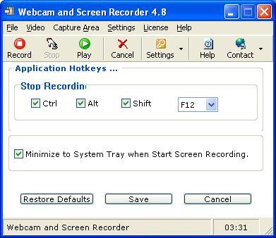 Webcam and Screen Recorder - Screenshot #3