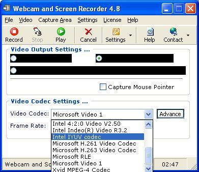 Webcam and Screen Recorder - Screenshot #1
