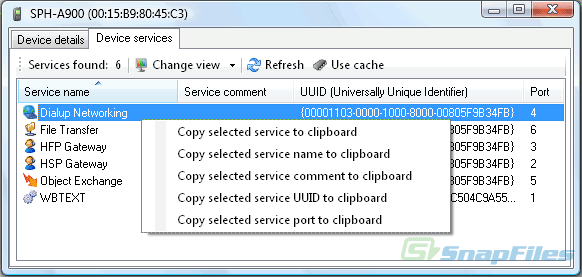 Bluetooth Network Scanner - Screenshot #2