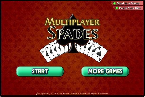 spades free multiplayer online card game