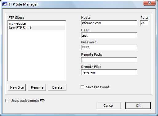 RSS Builder - Screenshot #2