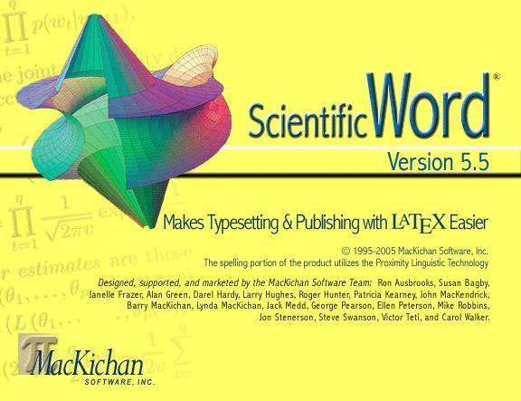 Scientific Word - Screenshot #1