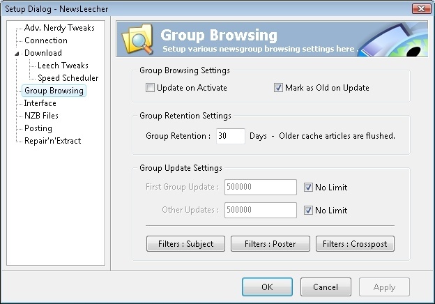 NewsLeecher - Screenshot #6