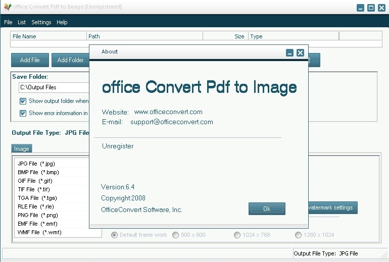 office Convert Pdf to Image - Screenshot #6
