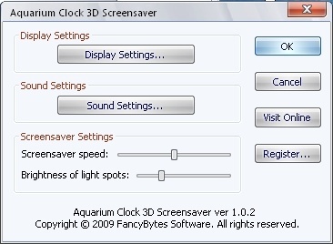 Aquarium Clock 3D Screensaver - Screenshot #3