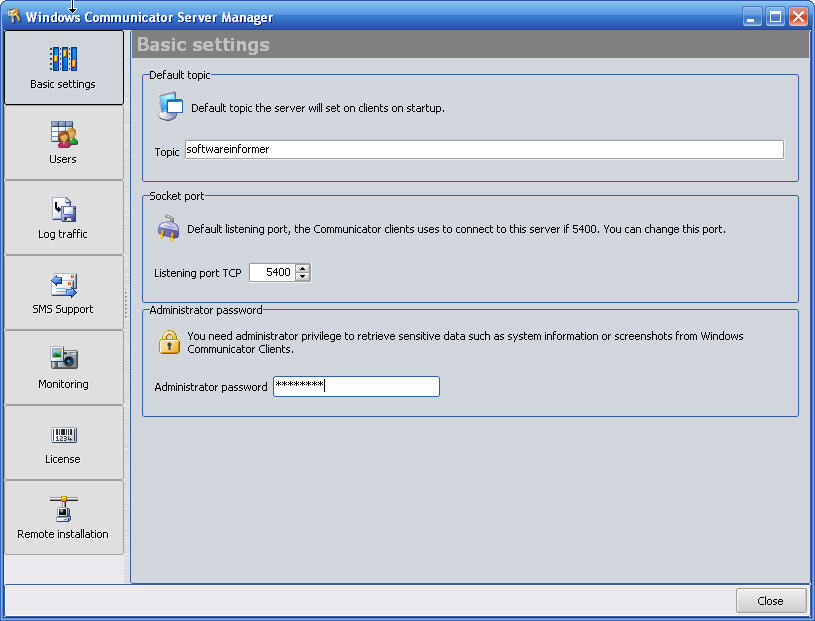 Windows Communicator Server Manager latest version Get best Windows software