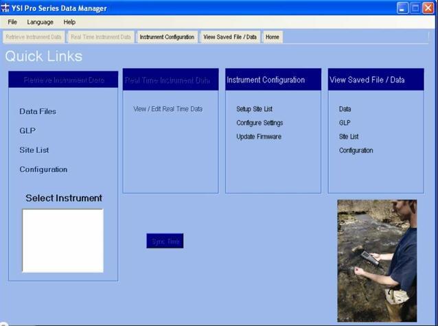 YSI Data Manager - Screenshot #1