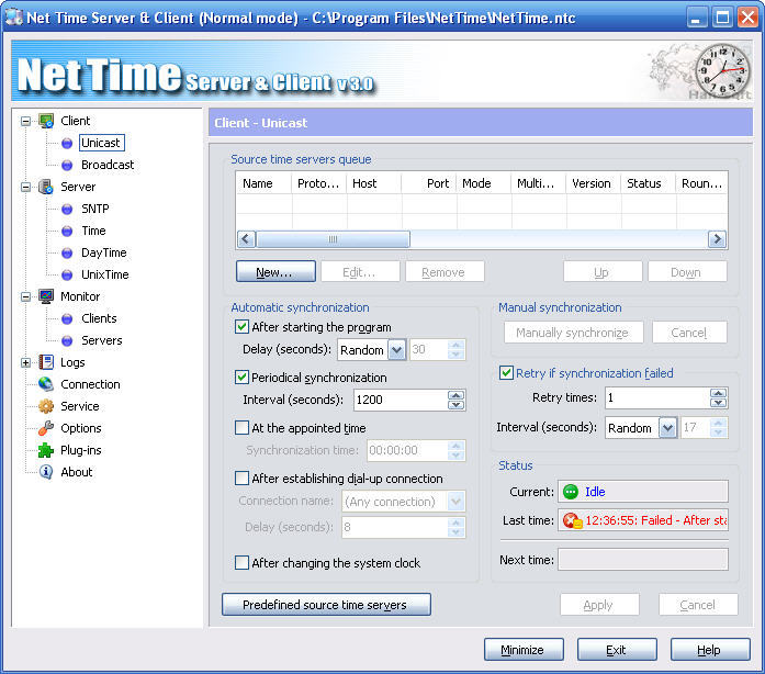 Net Time Server & Client latest version - Get best Windows software