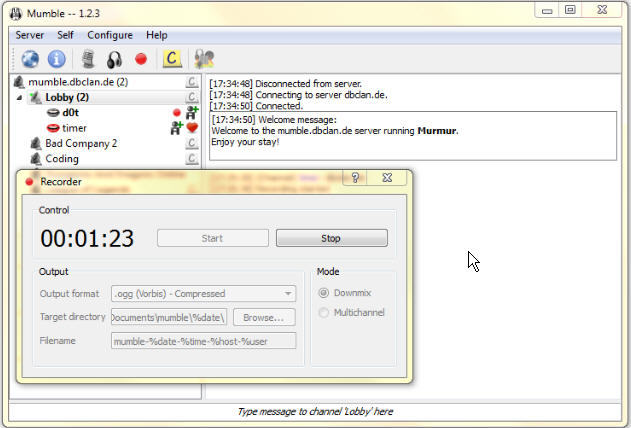 Mumble - Screenshot #10