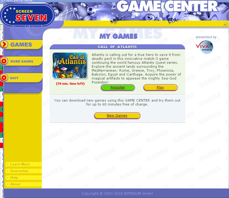 SCREENSEVEN GAME CENTER - Screenshot #3