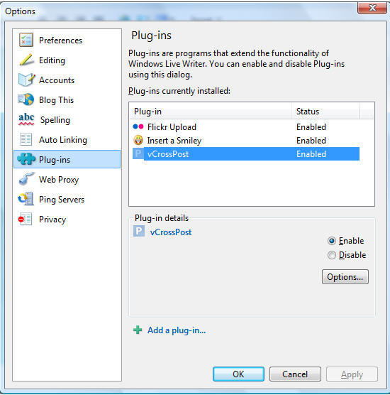 vCrossPost - Screenshot #1