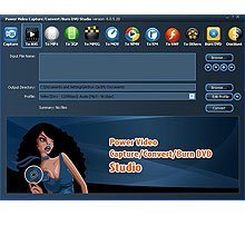 Power Video Capture/Convert/Burn DVD Studio - Screenshot #1