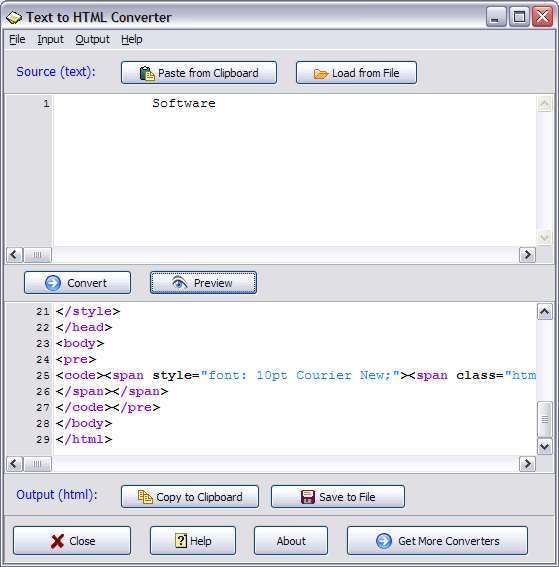 WonderWebWare Text to HTML Converter latest version - Get best Windows ...