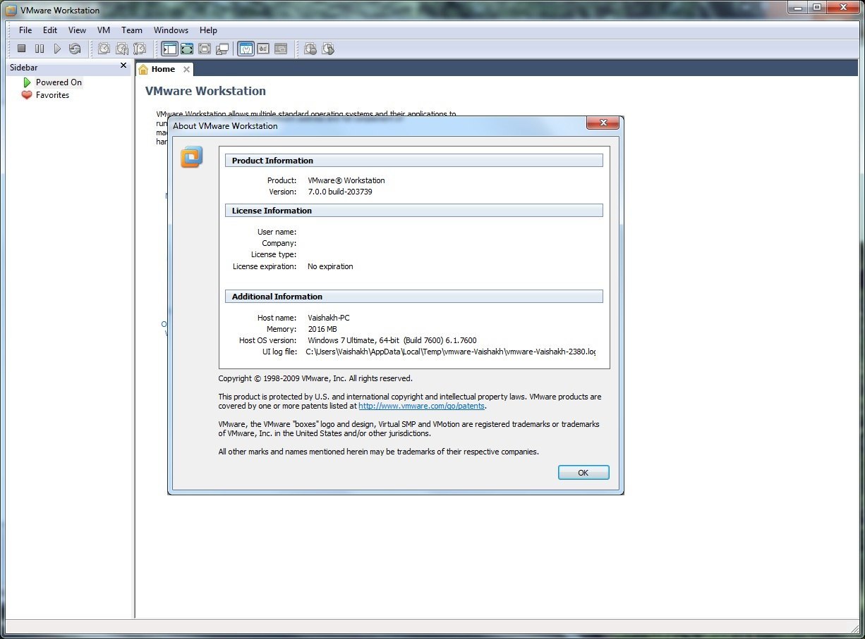 VMware Workstation - Screenshot #21