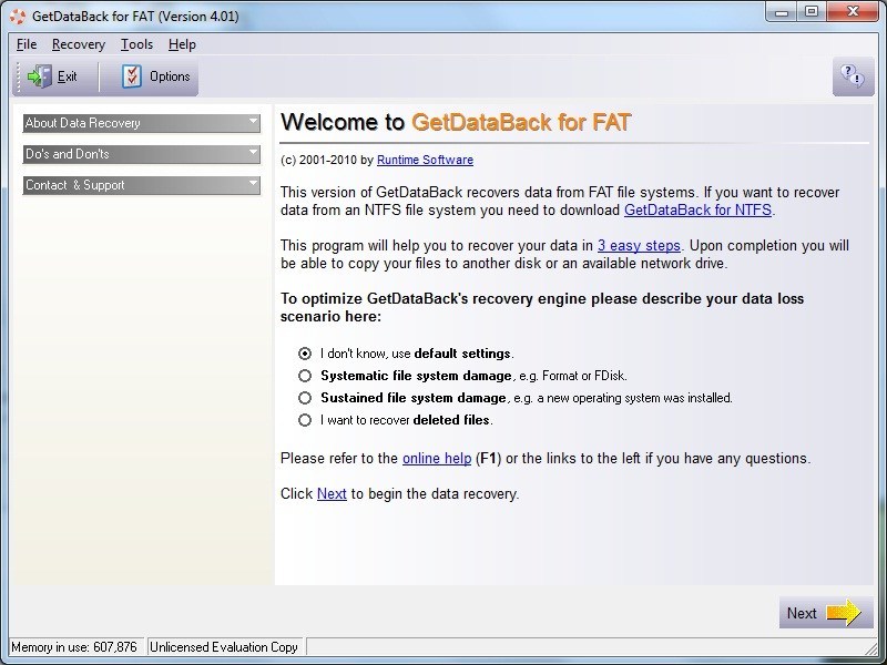 GetDataBack for FAT - Screenshot #7