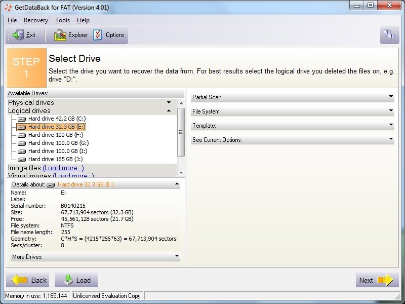 GetDataBack for FAT - Screenshot #5