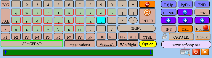 Softboy.net On-screen-keyboard - Screenshot #1