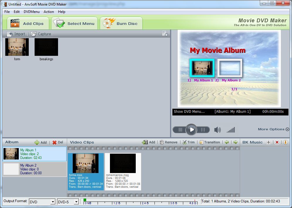 AnvSoft Movie DVD Maker latest version Get best Windows software