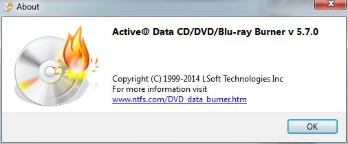 Active@ Data CD/DVD/Blu-ray Burner - Screenshot #1