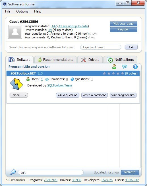 SQLToolbox.NET latest version - Get best Windows software