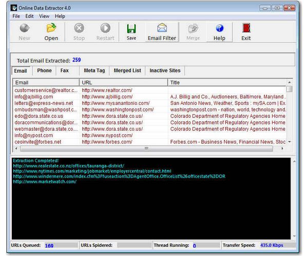 data extractor software free download