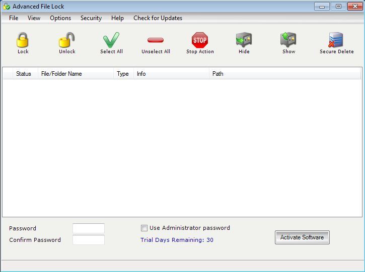 Advanced File Lock - Screenshot #3