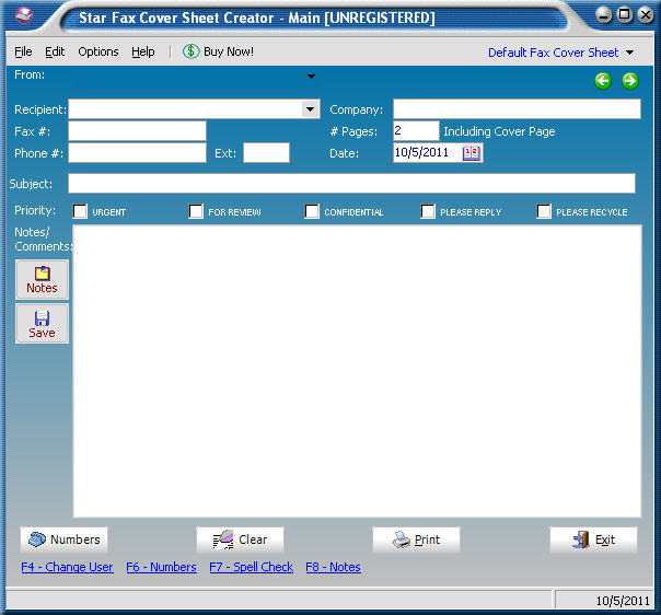 Star Fax Cover Sheet Creator latest version Get best Windows software