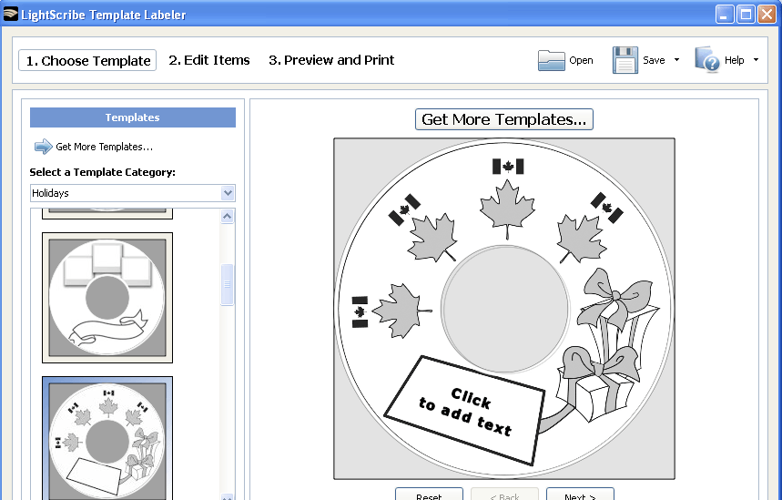LightScribe Template Labeler - Screenshot #5