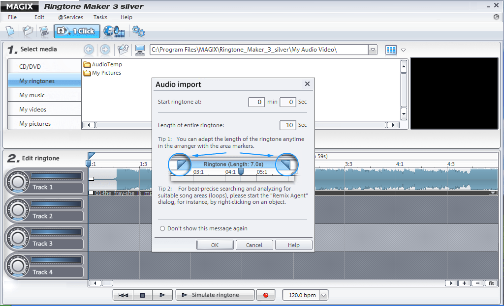 MAGIX Ringtone Maker - Screenshot #7