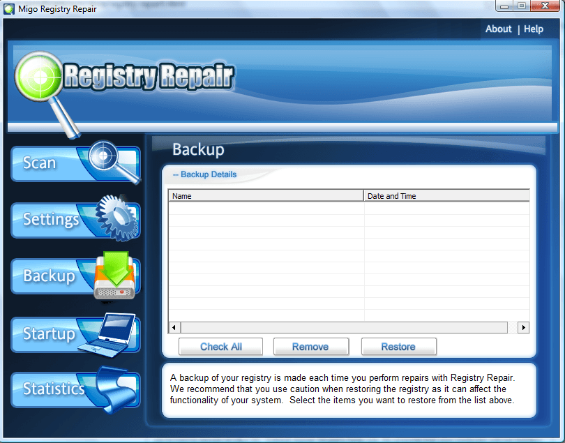 Registry Repair 5.0.1.132 for windows download