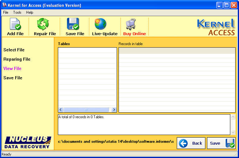 Nucleus Kernel Access Recovery - Screenshot #2