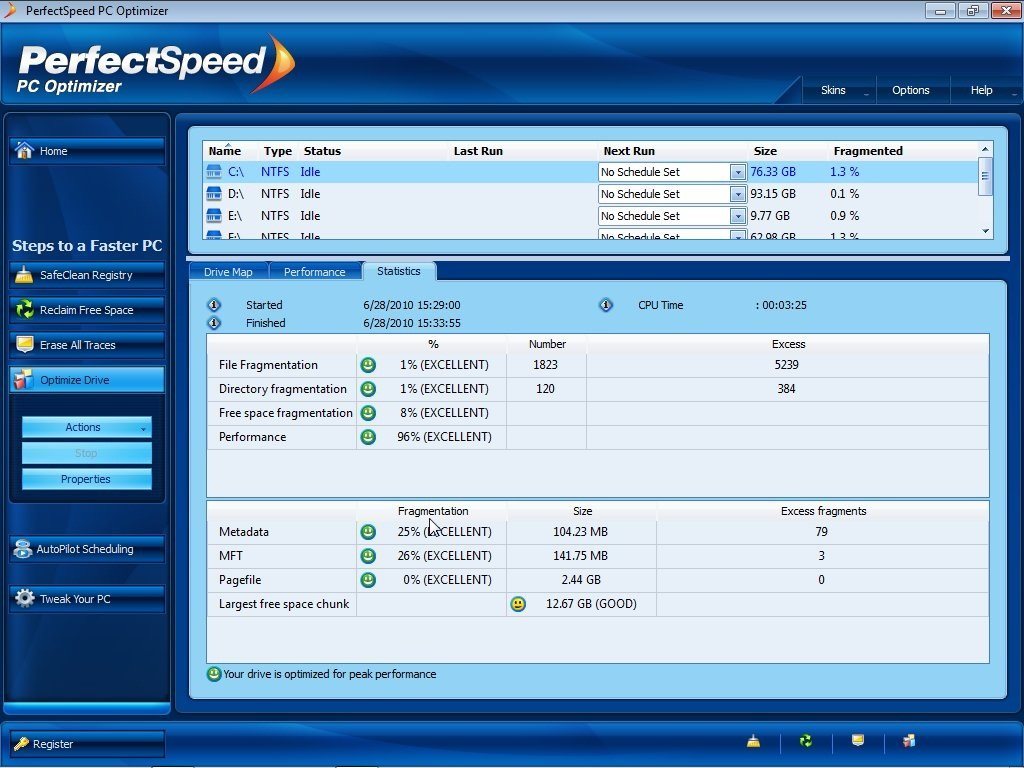 PerfectSpeed PC Optimizer latest version - Get best Windows software