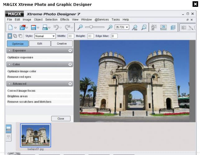 MAGIX Xtreme Photo & Graphic Designer - Screenshot #2