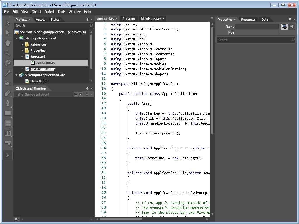 Microsoft Expression Blend - Screenshot #3