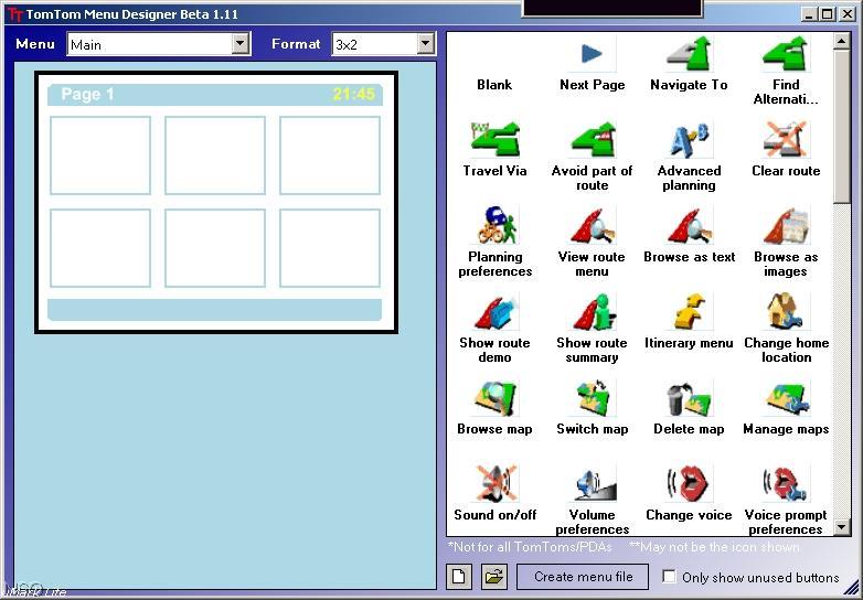 TomTom Menu Designer download for free SoftDeluxe