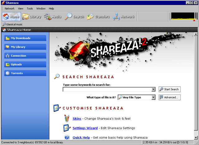 shareaza screenshots