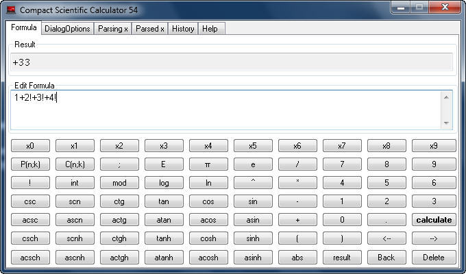 CompactScientificCalculator54 - Screenshot #2