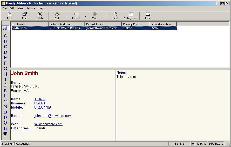 Handy Address Book - Screenshot #14
