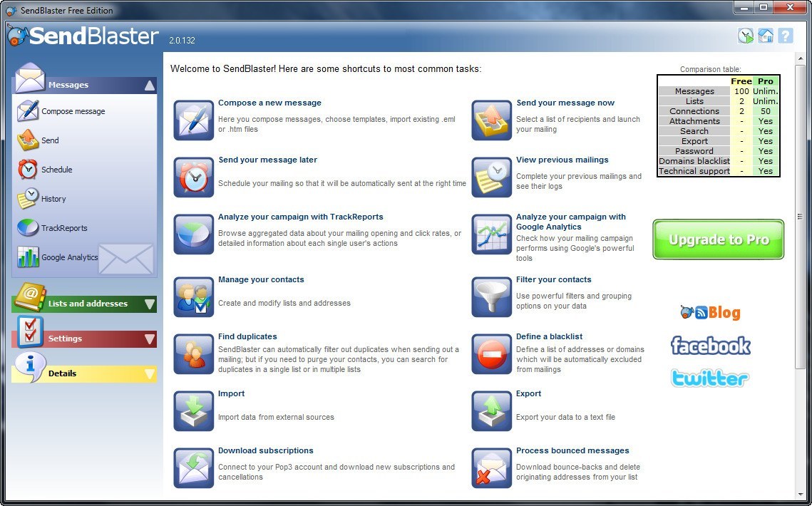 SendBlaster - Screenshot #10