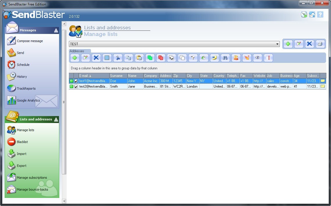 SendBlaster - Screenshot #9