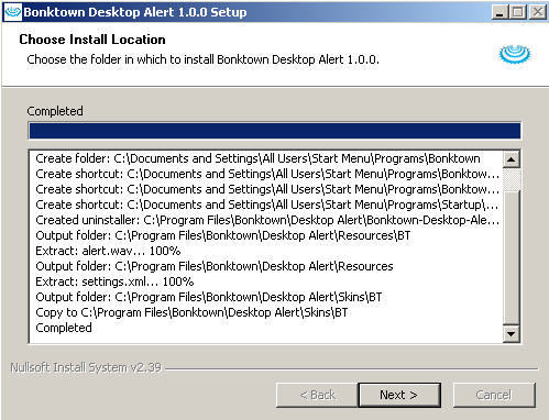 Bonktown Desktop Alert - Screenshot #3