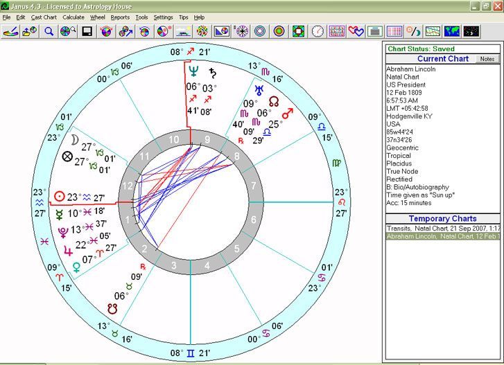 janus software astrology