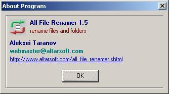 All File Renamer - Screenshot #1