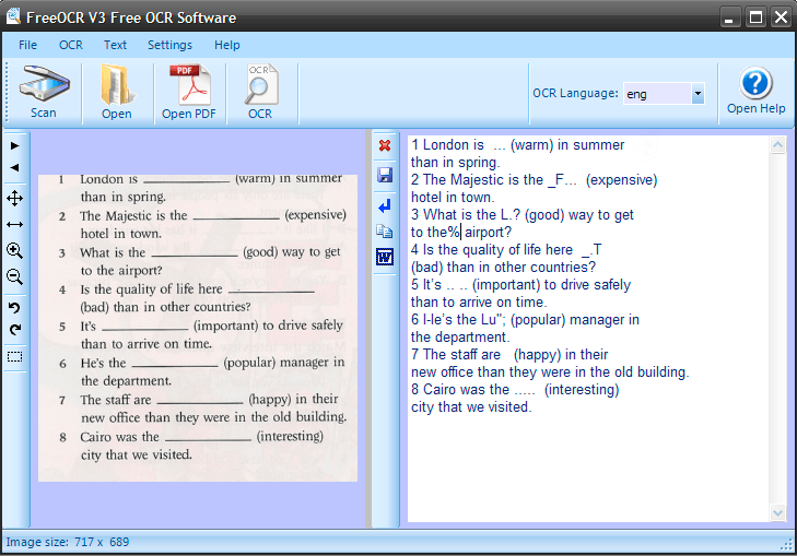 FreeOCR - Screenshot #10